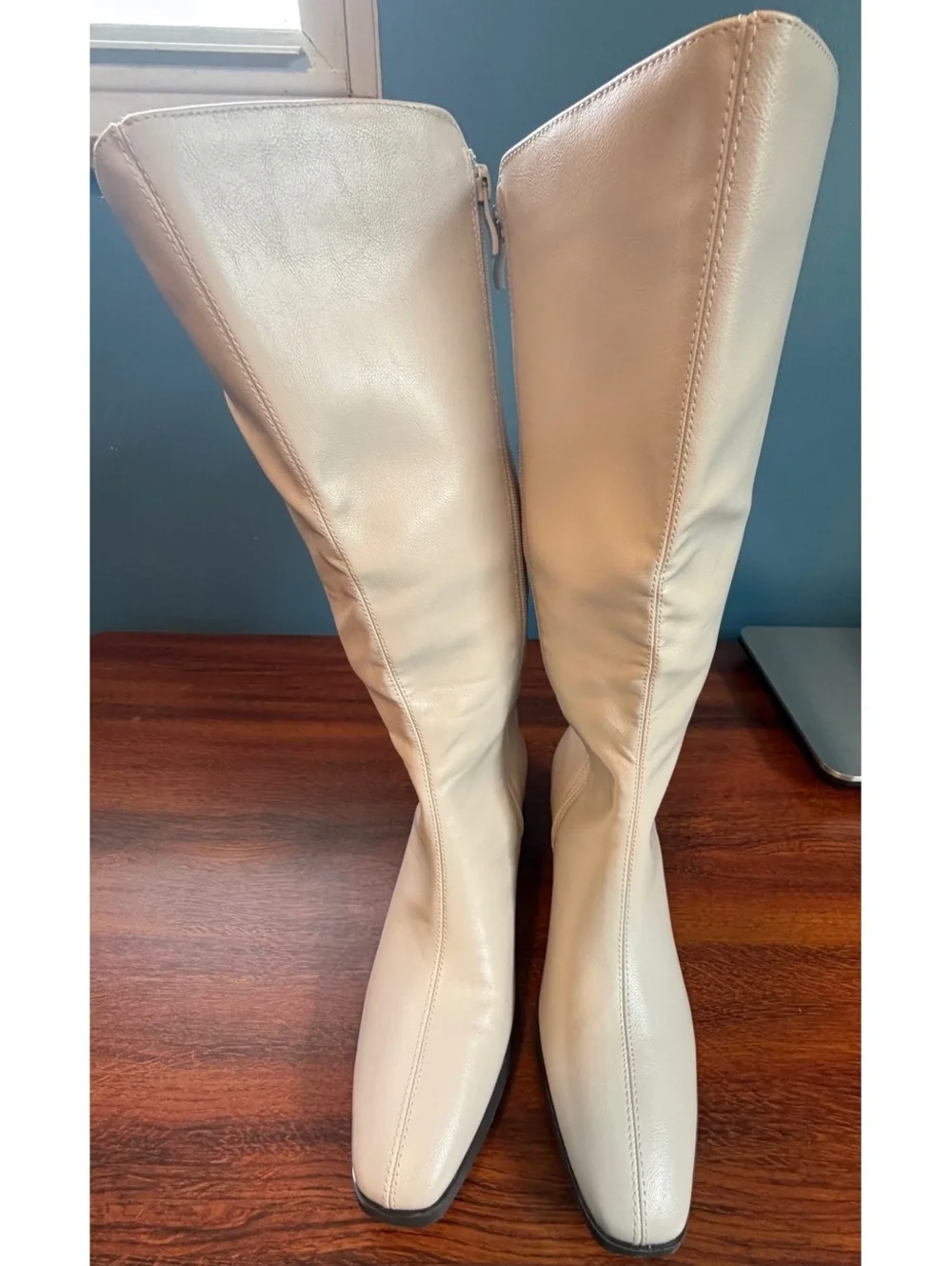 Journee Devri bone knee high boot size 9